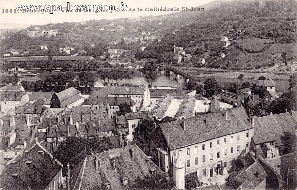 1662. Besançon - Vue de Brégille prise de la Cathédrale St-Jean